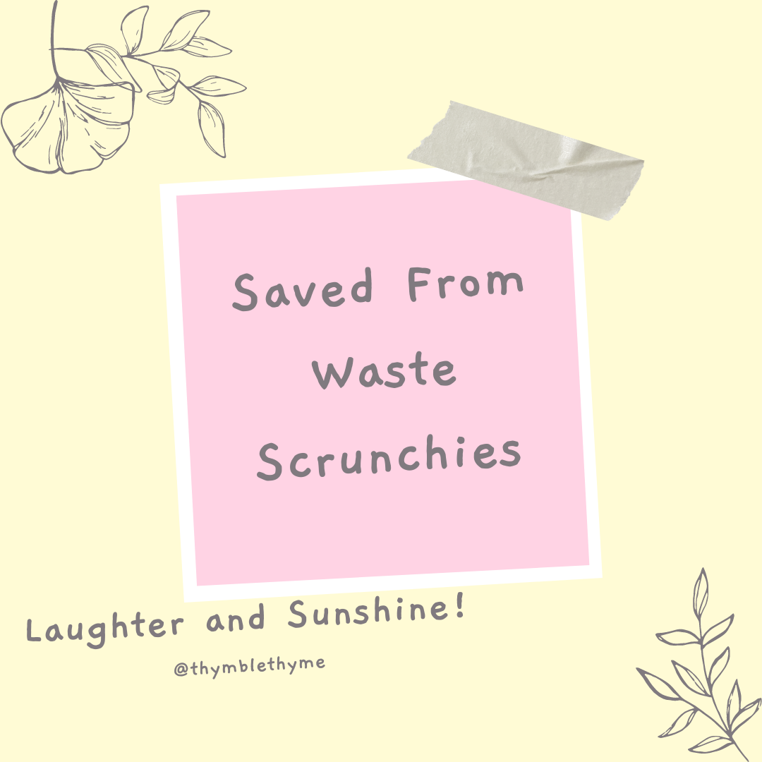 Saved From Waste Scrunchies