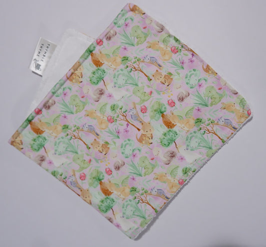 Burp Cloth - Blush Native